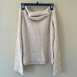 Cream Knit Turtleneck